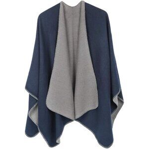 Women Poncho Fashion Wrap Scarf Lingso Shawl Office